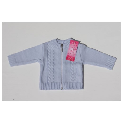 Sweterek dziecięcy zapinany - rozm. 80 piccolino-sklep-pl szary akryl