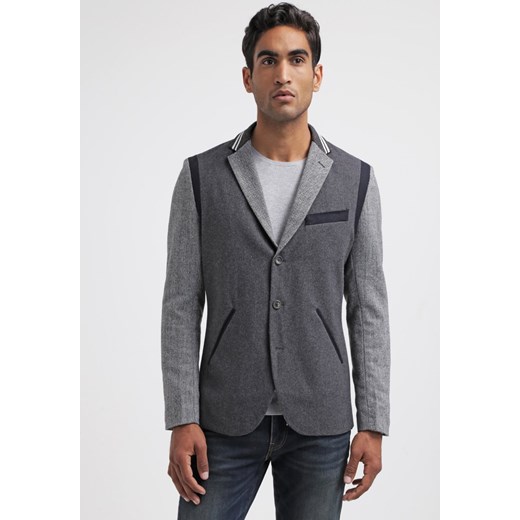 Desigual Marynarka ceniza zalando szary casual