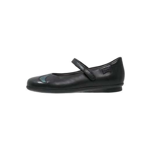 Camper Baleriny z zapięciem negro/ametyst yeti/danse negro zalando czarny na rzepy