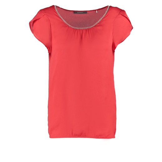 Esprit Collection Tshirt z nadrukiem coral red zalando pomaranczowy bez wzorów/nadruków