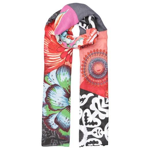 Desigual Szal purple potion zalando rozowy Chusty