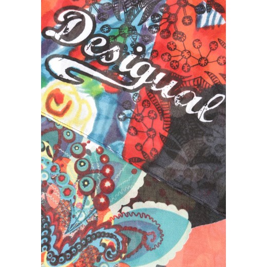 Desigual Szal purple potion zalando czerwony jesień