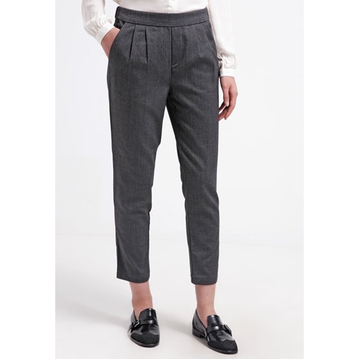 ONLY ONLRITA Spodnie materiałowe dark grey zalando bialy elastan