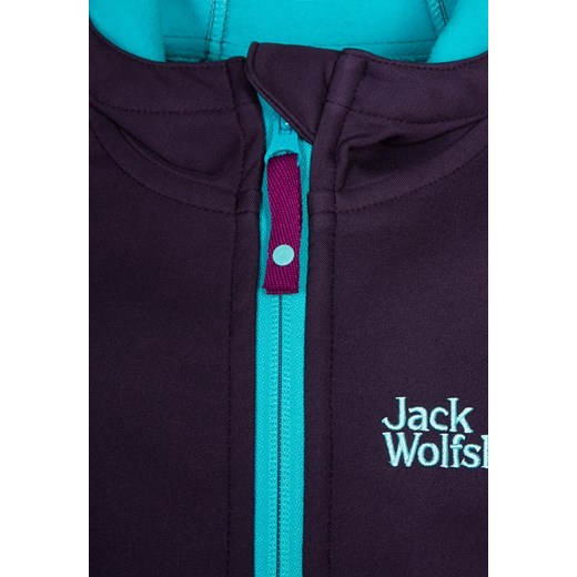 Jack Wolfskin COLD MOUNTAIN Kurtka Softshell mallow purple zalando czarny kaptur