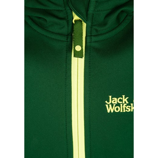 Jack Wolfskin COLD MOUNTAIN Kurtka Softshell cactus green zalando zielony kaptur
