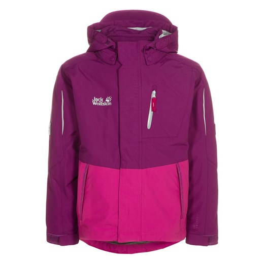 Jack Wolfskin CROSSWIND 3IN1 Kurtka hardshell mallow purple zalando fioletowy długie