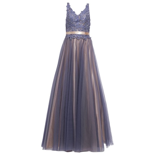 Luxuar Fashion Suknia balowa grau nude zalando fioletowy balowe
