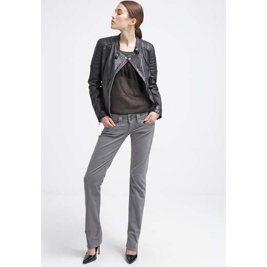Goosecraft Kurtka skórzana black zalando długie