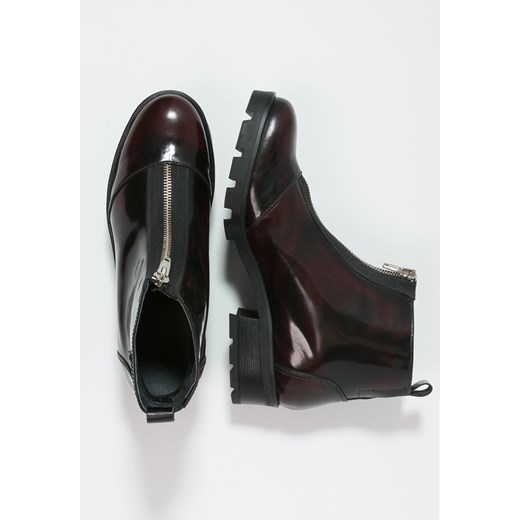 Shoeshibar REMO Ankle boot red zalando czarny bez wzorów/nadruków