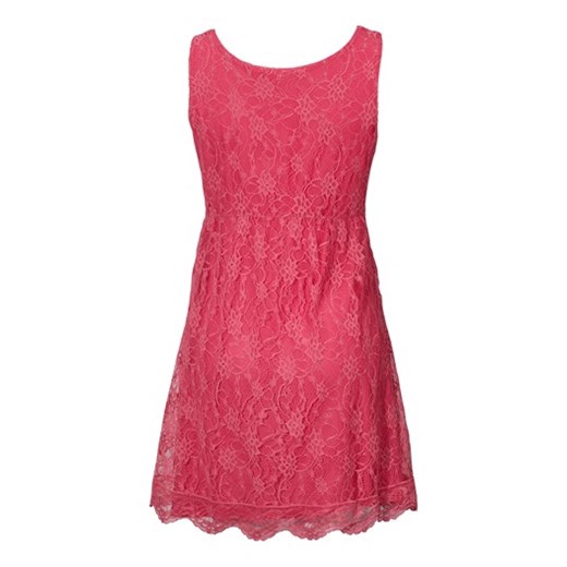 Sukienka halens-pl rozowy guziki
