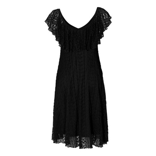Sukienka halens-pl czarny sukienki koronkowe
