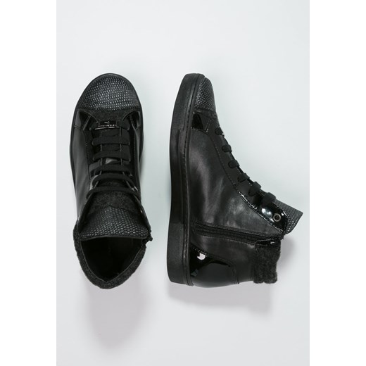 Tosca Blu Tenisówki i Trampki wysokie black zalando czarny bez wzorów/nadruków