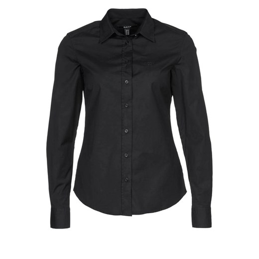 Gant Koszula black zalando czarny bawełna