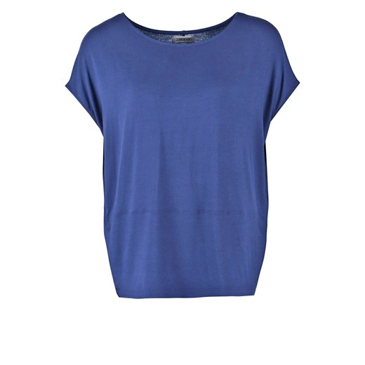 Zalando Essentials Tshirt z nadrukiem dark blue zalando niebieski krótkie
