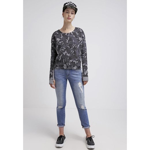 Nike Sportswear Bluza carbon/black zalando  Bluzy sportowe damskie