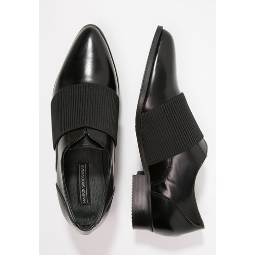 Shoeshibar PIO Półbuty wsuwane black zalando czarny bez wzorów/nadruków