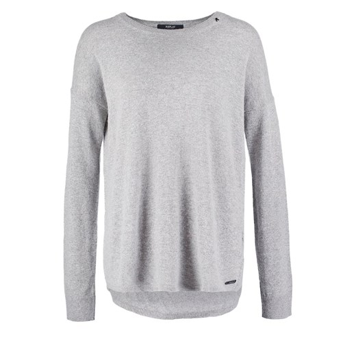 Replay Sweter grey zalando szary casual