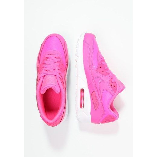 Nike Sportswear AIR MAX 90  Tenisówki i Trampki pink pow/white zalando rozowy ocieplane