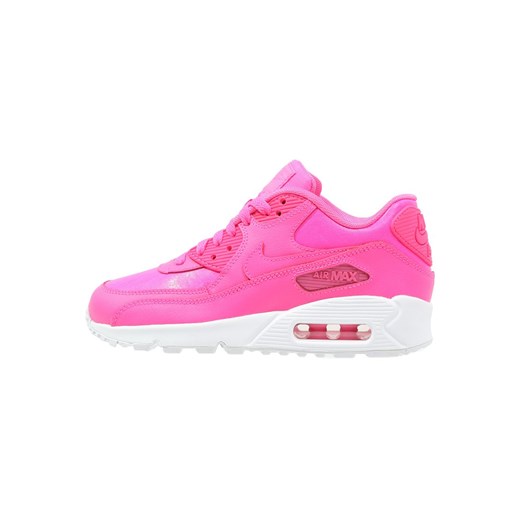 Nike Sportswear AIR MAX 90  Tenisówki i Trampki pink pow/white zalando rozowy napisy