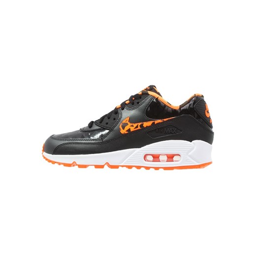 Nike Sportswear AIR MAX 90 FB Tenisówki i Trampki black/total orange/white zalando czarny nadruki
