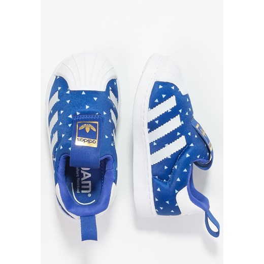 adidas Originals SUPERSTAR 360 I Półbuty wsuwane bold blue/white zalando niebieski ocieplane