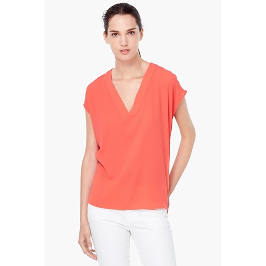 Bluzki i koszule - Mango - Top Shark answear-com pomaranczowy rękawy