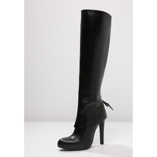 Mai Piu Senza Kozaki na obcasie nero zalando czarny elegancki
