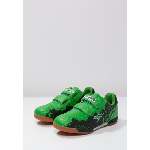 KangaROOS KangaField Obuwie na rzepy black/green zalando zielony na rzepy