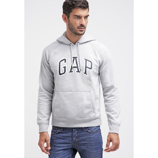 GAP Bluza z kapturem grey zalando szary Bluzy męskie z kapturem