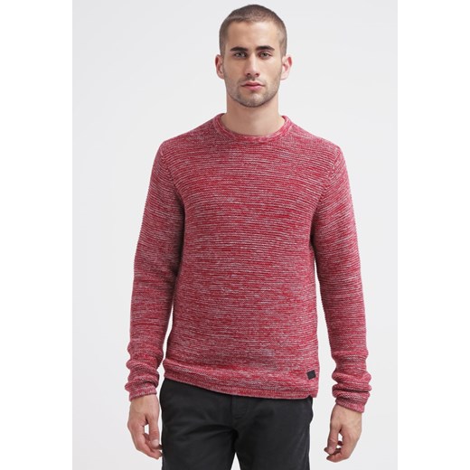 Only & Sons ONSGARFIELD Sweter deep claret zalando fioletowy casual