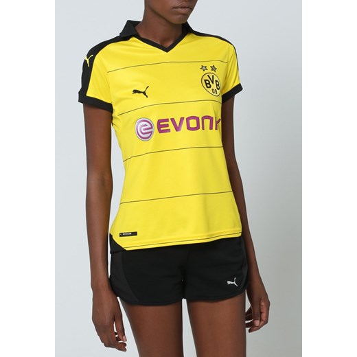 Puma BVB HOME REPLICA Koszulka klubowa yellow/black zalando zolty glamour