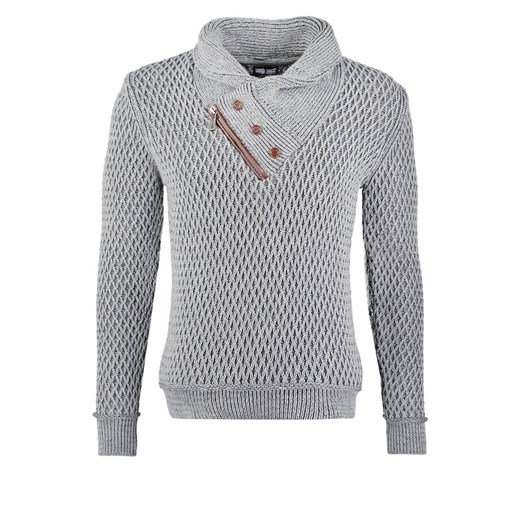 fortyfour Sweter grey zalando szary abstrakcyjne wzory