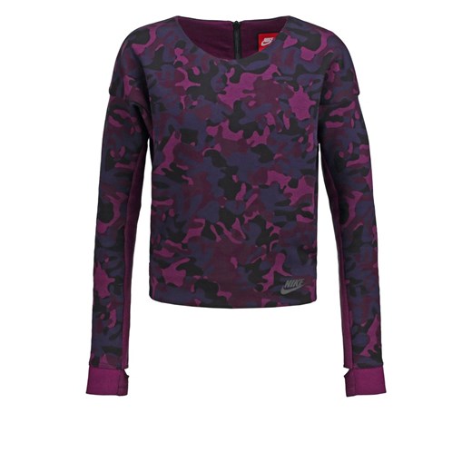 Nike Sportswear NIKE TECH FLEECE  Bluza mulberry zalando czarny abstrakcja
