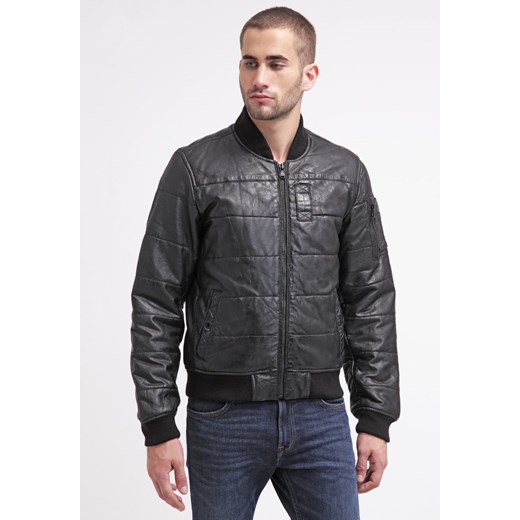 Redskins LAWTON Kurtka skórzana black zalando szary casual