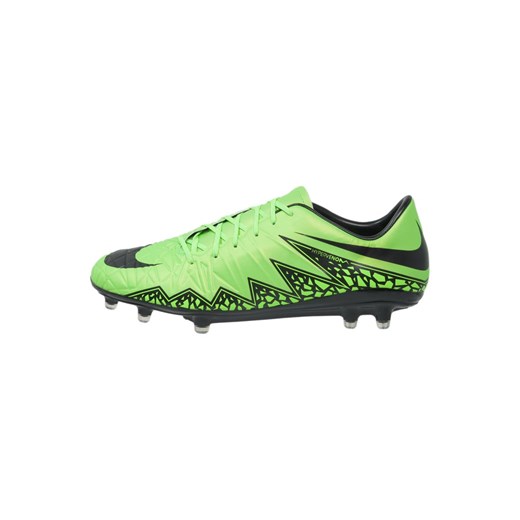 Nike Performance HYPERVENOM PHATAL II FG Korki Lanki green strike/black zalando mietowy abstrakcyjne wzory