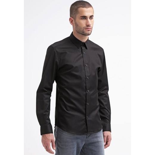 Only & Sons ONSDRAKE Koszula biznesowa black zalando czarny bez wzorów/nadruków