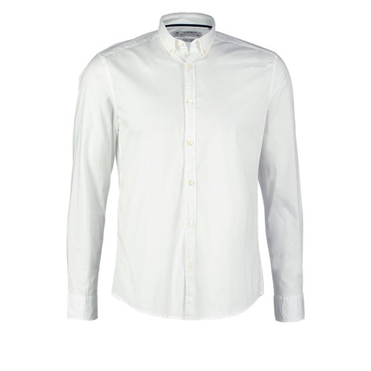Esprit SLIM FIT Koszula white zalando bialy abstrakcyjne wzory