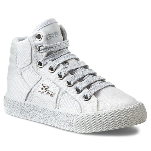 Sneakersy GEOX - J52F4B 0GIAS C1000 /D Biały eobuwie-pl szary casual