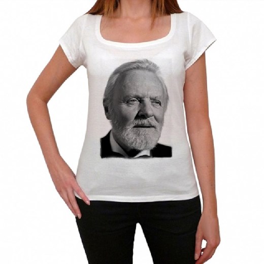 Anthony Hopkins Damski T-shirt obraz sławna jeden w CIT mybaze-com pomaranczowy Bluzki bawełniane