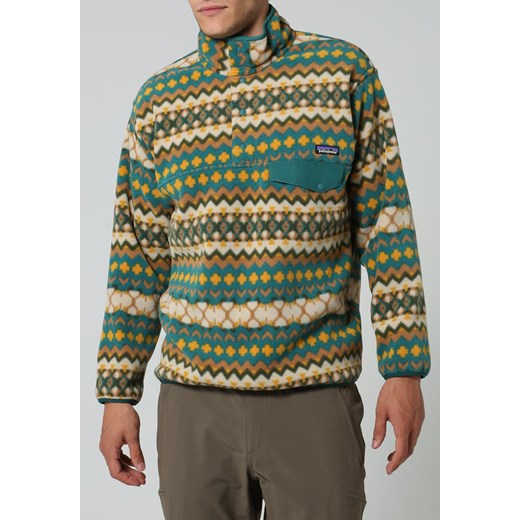 Patagonia SYNCHILLA Bluza z polaru cliff arbor green zalando zielony Bluzy męskie z kołnierzem