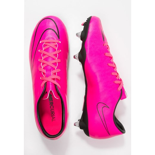 Nike Performance MERCURIAL VICTORY V SG Korki wkręty hyper pink/black zalando rozowy Korki męskie