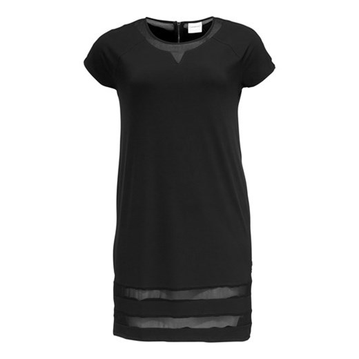 Sukienka Isa halens-pl czarny minimalistyczny