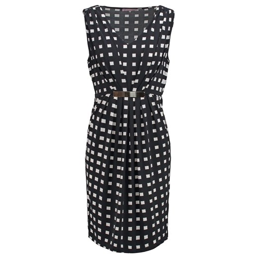 Anna Field Sukienka z dżerseju black/white zalando szary casual