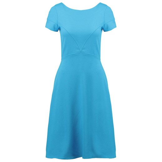 Closet Sukienka letnia turquoise zalando niebieski bez wzorów/nadruków