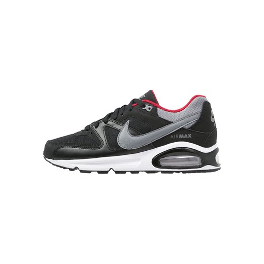 Nike Sportswear AIR MAX COMMAND Tenisówki i Trampki black/cool grey/gym red/white zalando szary ocieplane