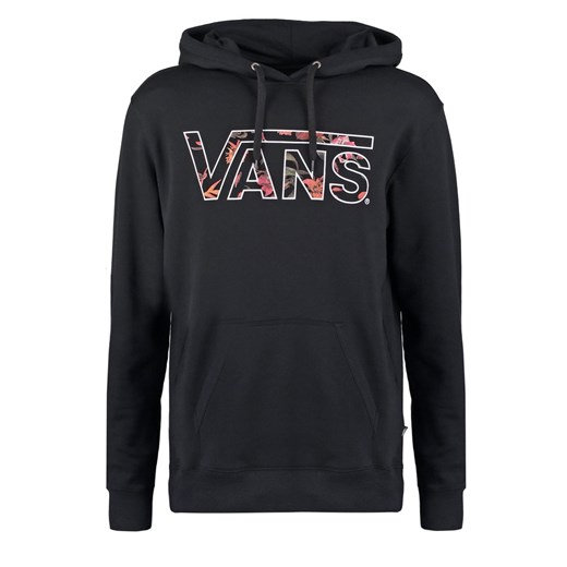 Vans Bluza black/death bloom zalando czarny abstrakcyjne wzory