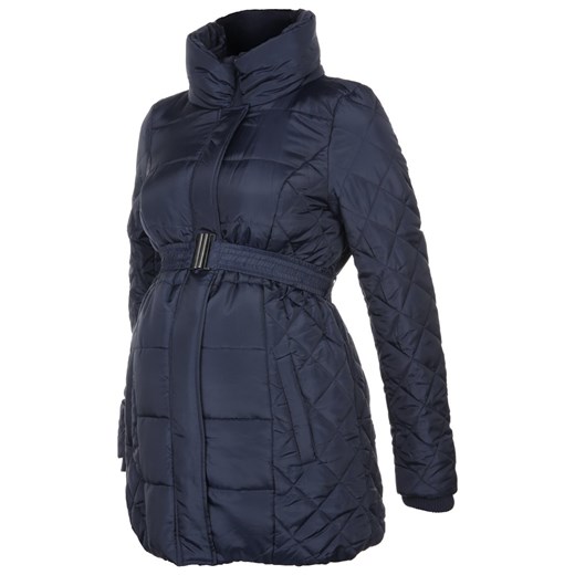 Mama Licious MLBECCA Kurtka zimowa dark blue zalando szary bez wzorów/nadruków