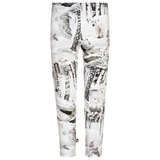 Molo NIKI Legginsy grey/white zalando szary bawełna