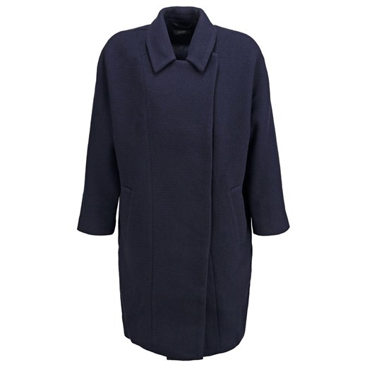 KIOMI Płaszcz wełniany /Płaszcz klasyczny dark blue zalando czarny bez wzorów/nadruków