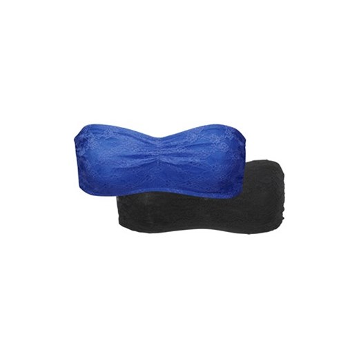 Biustonosz bandeau Multipack halens-pl niebieski miękkie